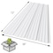 Sunsky 9 - 38 in. x 6 ft. Polycarbonate Roof Panel in White Opal, 5PK 401029 - alternate 5